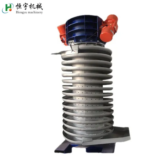 Vibrating Spiral Elevator, Vertical Vibrating Elevator for Material Conveying